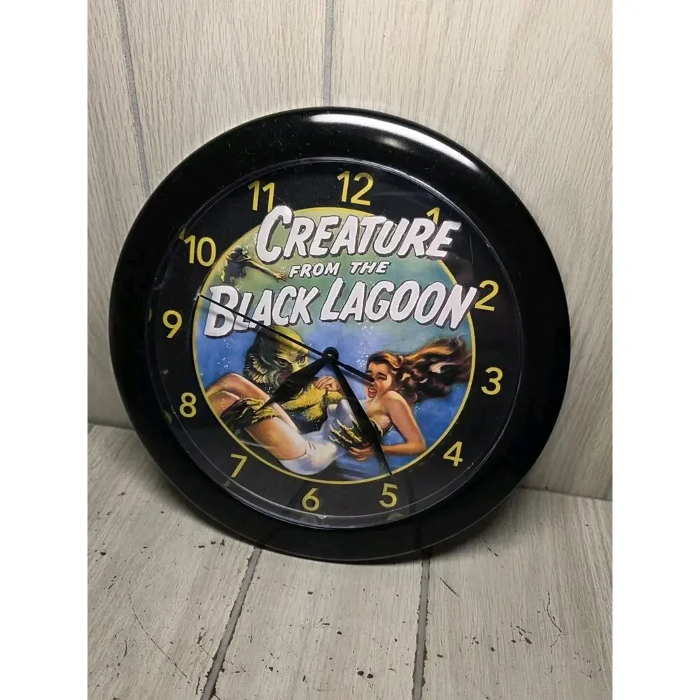 Creature From Black Lagoon Wall Clock Art Time Piece Home Decor Movie Poster Art